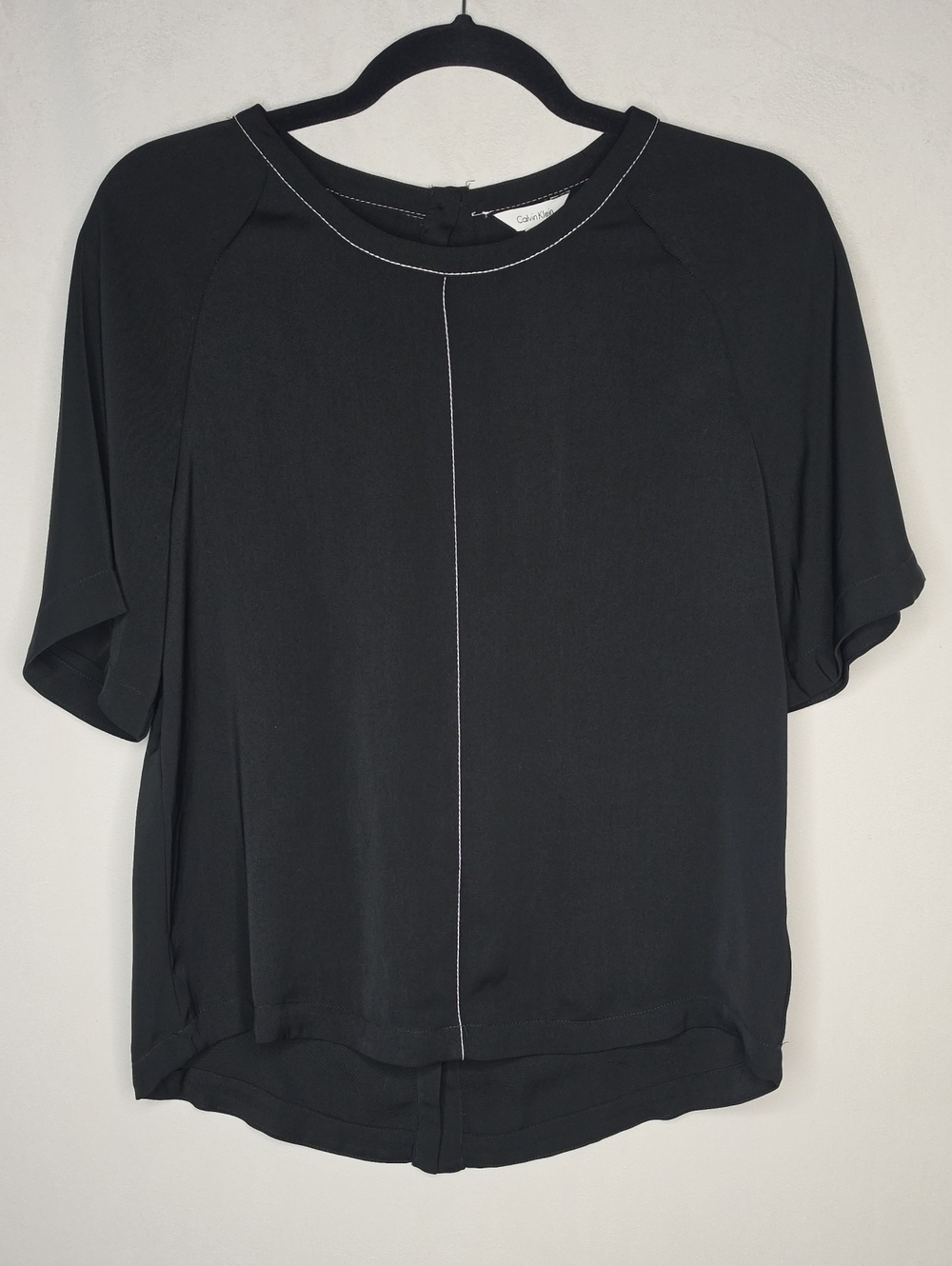 Calvin Klein button-back blouse